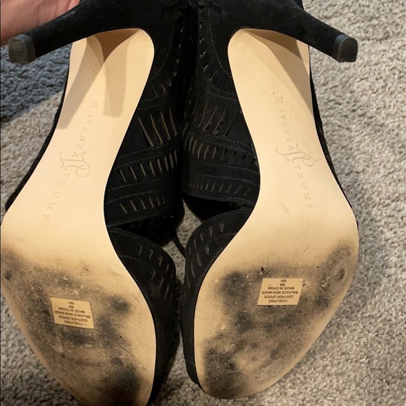 Ivanka Trump blk front tie heels - Picture 4 of 4